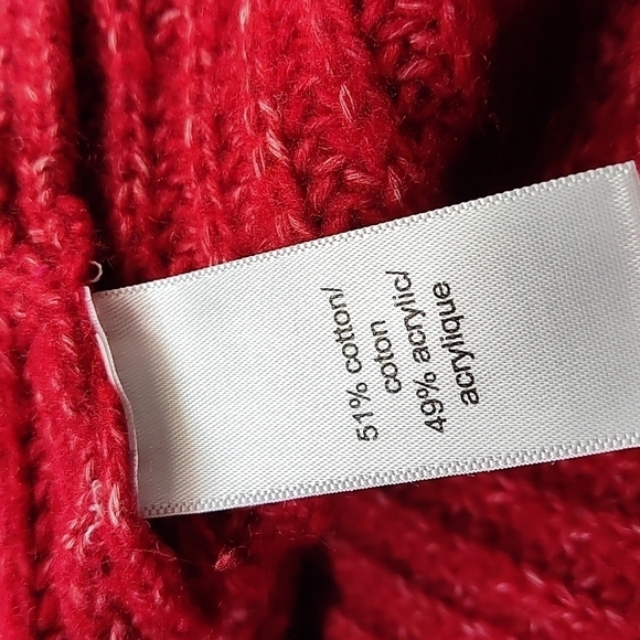 Maurices women's red long  sleeve sweater Size: L - Picture 7 of 8